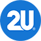 2U Logo | Hired's 2021 List of Top Employers Winning Tech Talent